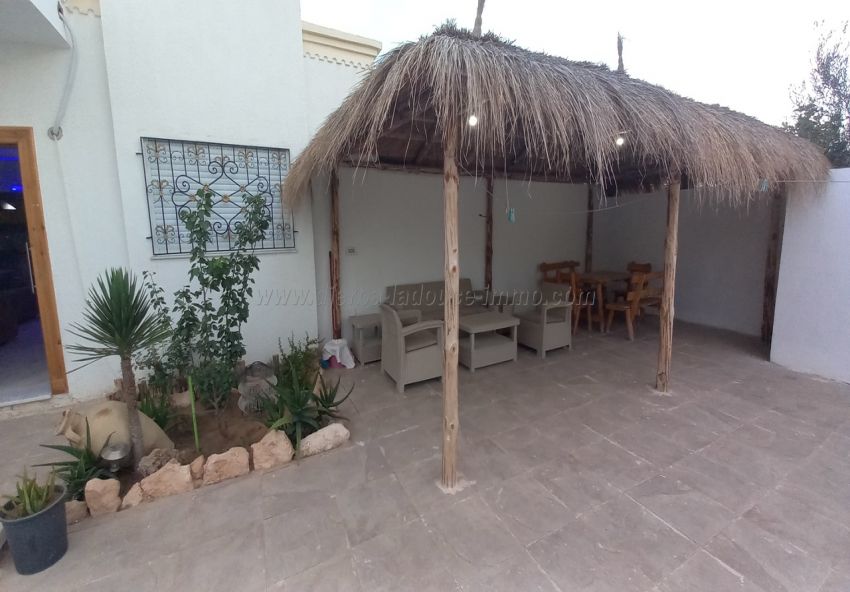 Jolie villa plain pied pour location annuelle à Aghir – Djerba
